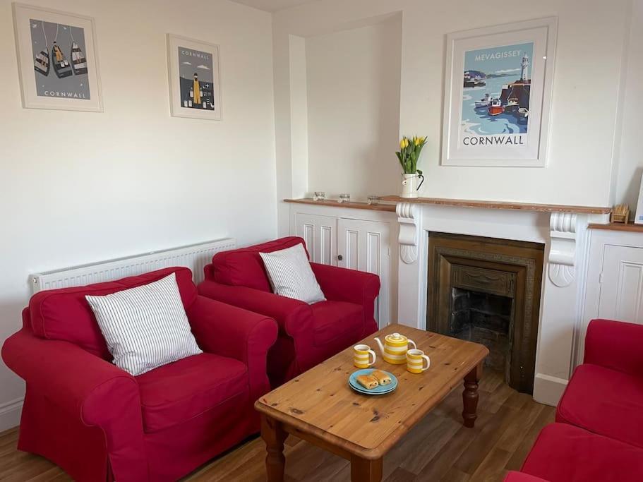Fabulous 2 Bed Cottage - Outstanding Sea Views Mevagissey Extérieur photo